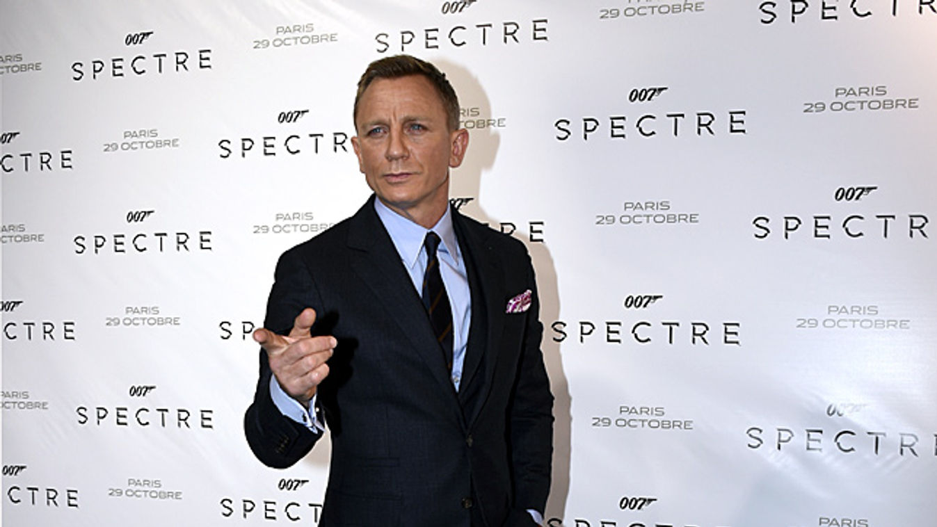 Daniel Craig a SPECTRE párizsi premierjén 