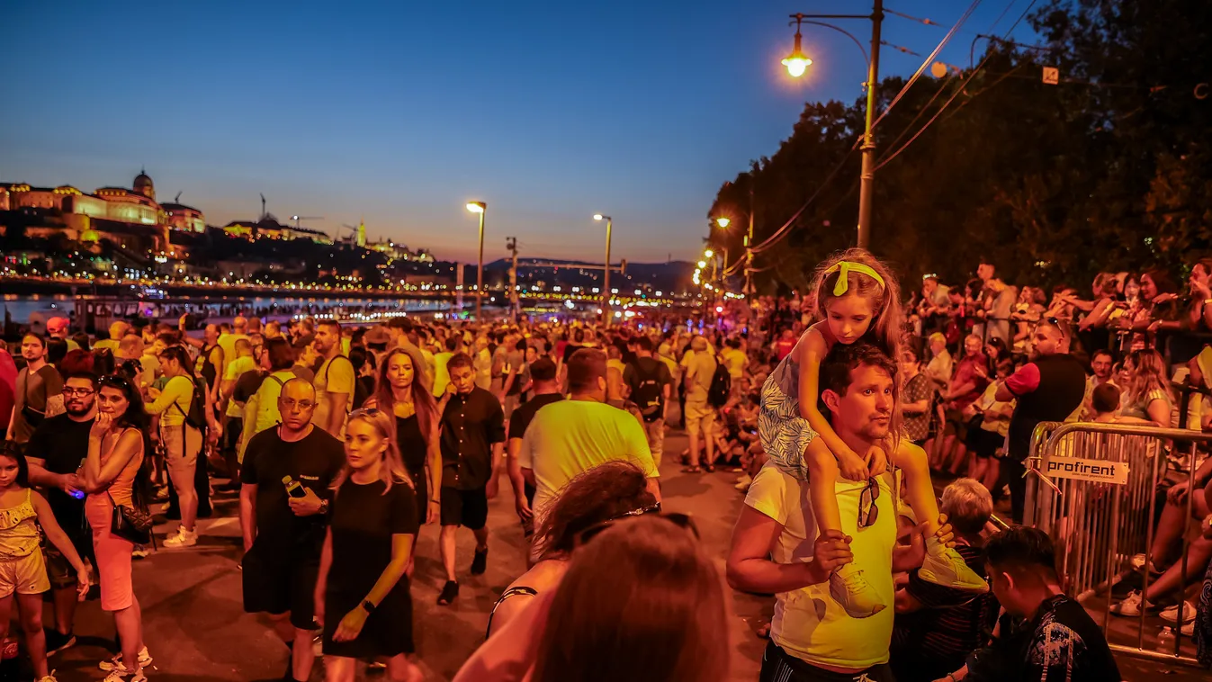 Szent István nap, nemzeti ünnep, államalapítás, augusztus 20-i ünnepség, tűzijáték, látványos tűzijáték show, Budapest, 2023. 08. 20. 