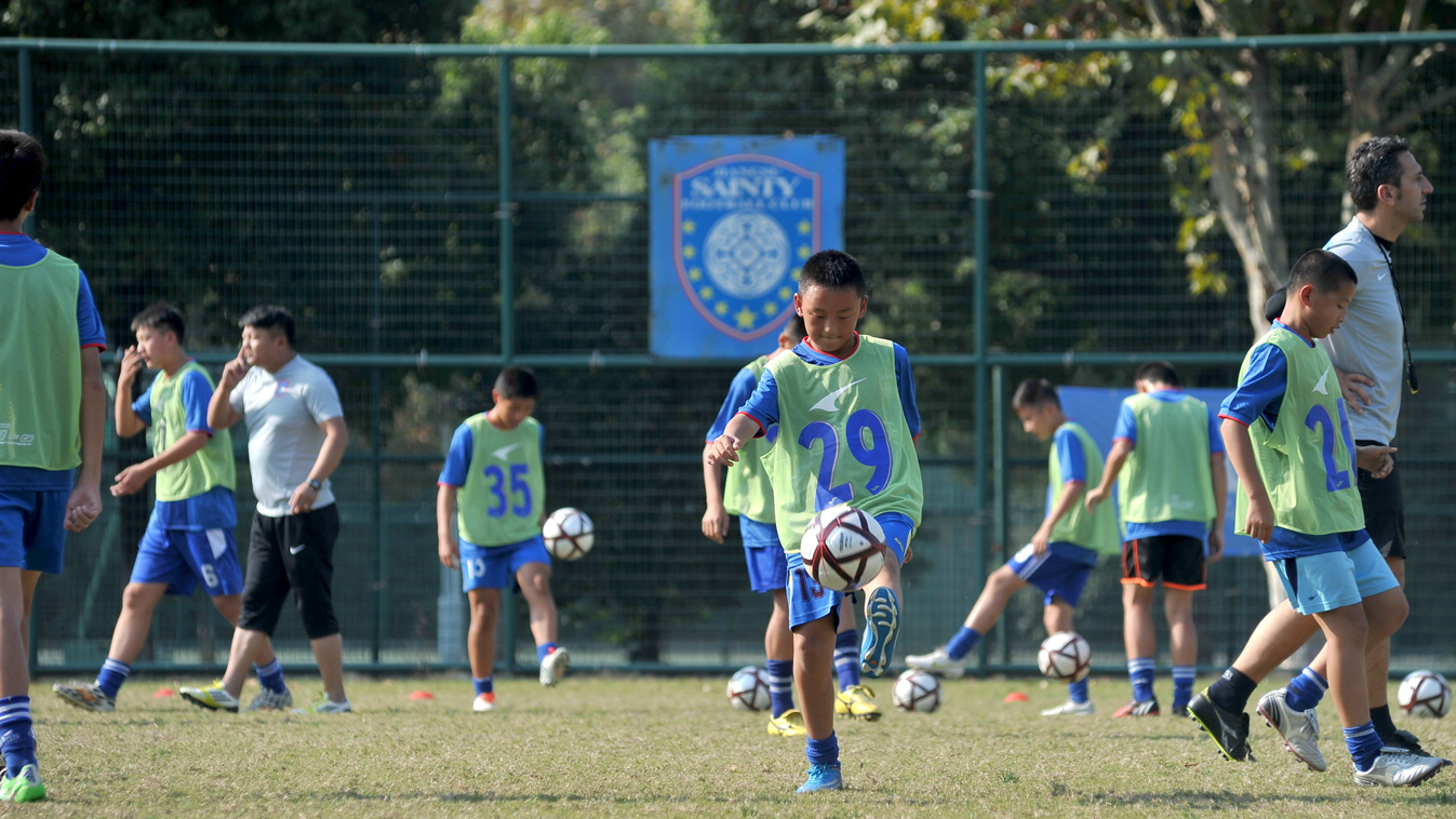 China to set up 6,000 soccer schools in bid to end embarrassment on the pitch China Chinese soccer football training school SQUARE FORMAT 