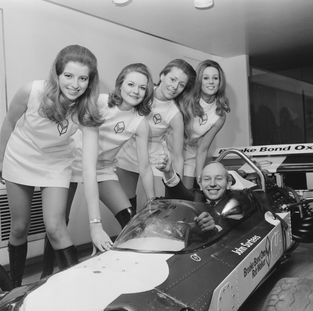 Madeline Williams, Karen Hambro, Linda Vian-Smith, Annette Cotton, John Surtees, Surtees-Ford, 1970 bemutató 