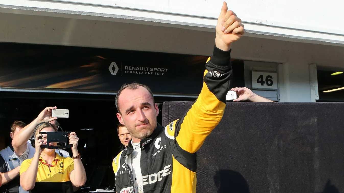 F1 In-Season Testing In Budapest - Day Two Budapest Day Driving Formula One Racing SEASON SPORT Test Drive Hungaroring Hungary Robert Kubica (POL)during day two of F1 in season testing at Hungaroring on August 2, 2017 in Budapest, Hungary.  (Photo by Foto