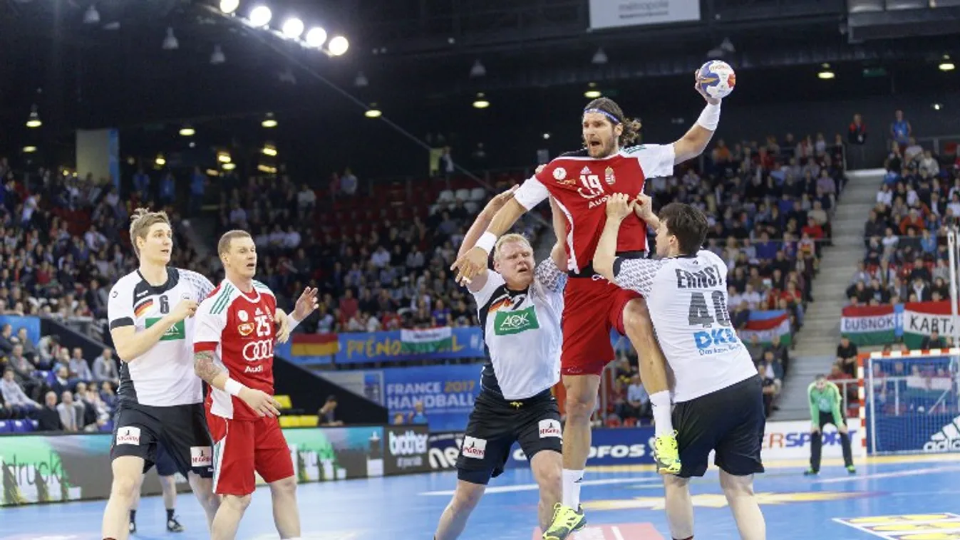 France: Germany beats Hungary at 25th World Men's Handball Championship in Rouen Newzulu Citizenside CITIZENSIDE/Ann-Dee Lamour France Rouen germany hungary HANDBALL CHAMPIONSHIP Men's handball championship WORLD CHAMPIONSHIP SPORT CHAMPION VICTORY Kindar