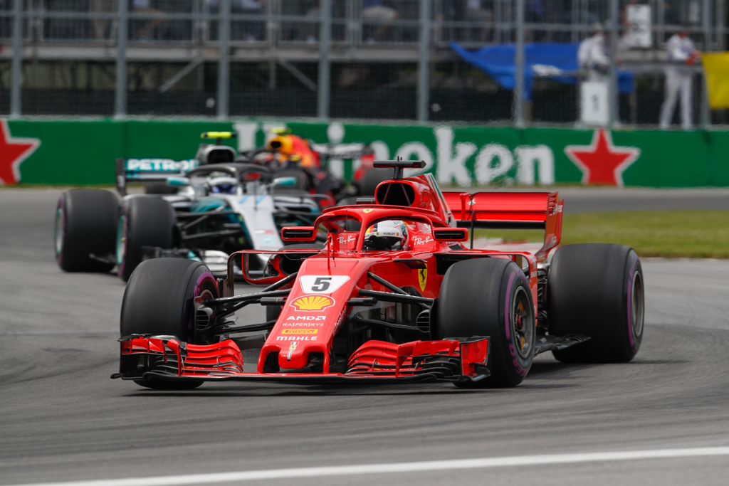A Forma-1-es Kanadai Nagydíj, Sebastian Vettel, Scuderia Ferrari, Valtteri Bottas, Mercedes-AMG Petronas 