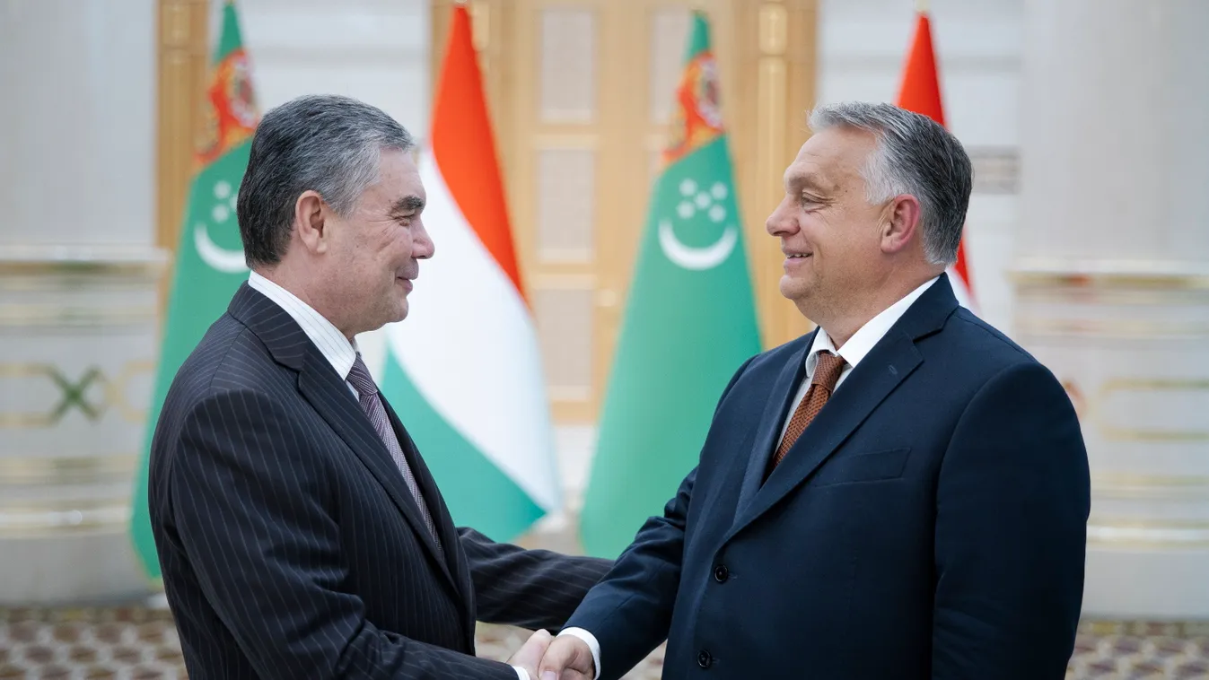 ORBÁN Viktor; BERDIMUHAMEDOW, Gurbanguly, Orbán Viktor Türkmenisztánban 