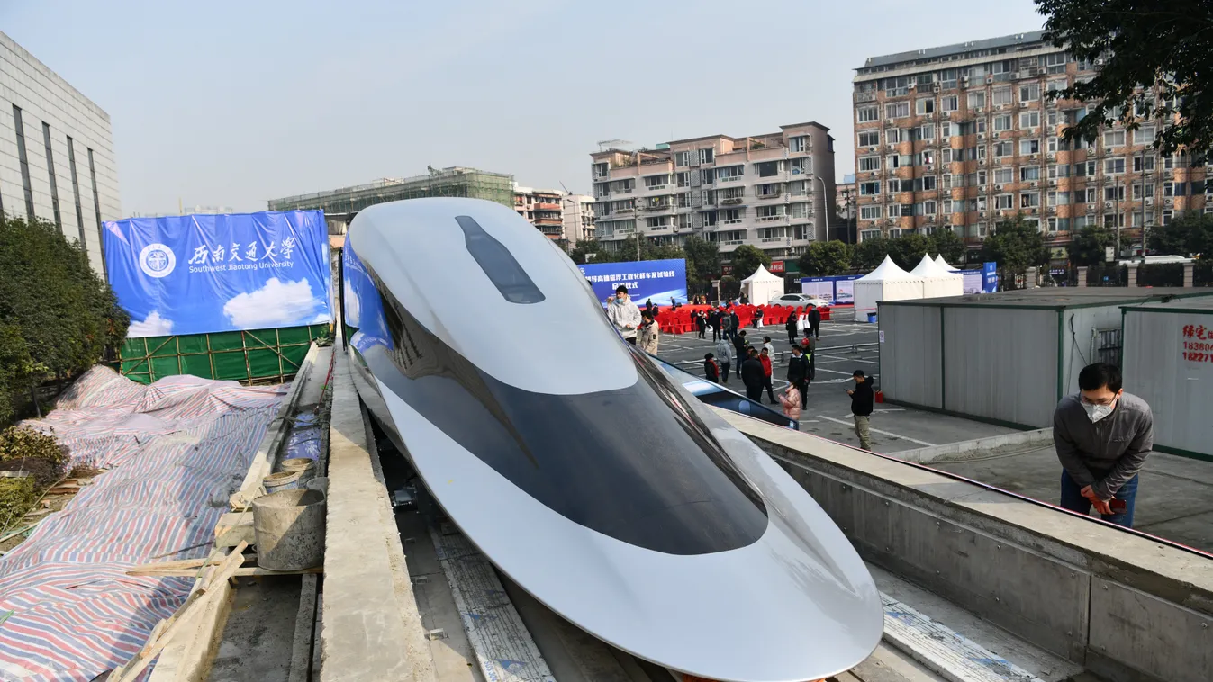 maglev, új kínai maglev, kína, vonat, közlekedés, vasút, Southwest Jiaotong University 