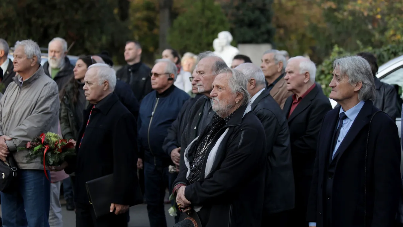 Papp László ökölvívó halálának 15. évfordulója alkalmából rendezett megemlékezés a Farkasréti temetőben 2018 november 7-én 