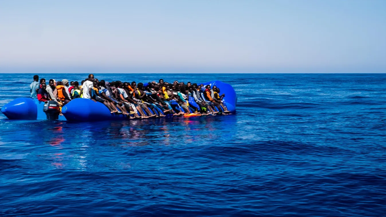 migránsok, menekültek, Földközi-tenger 