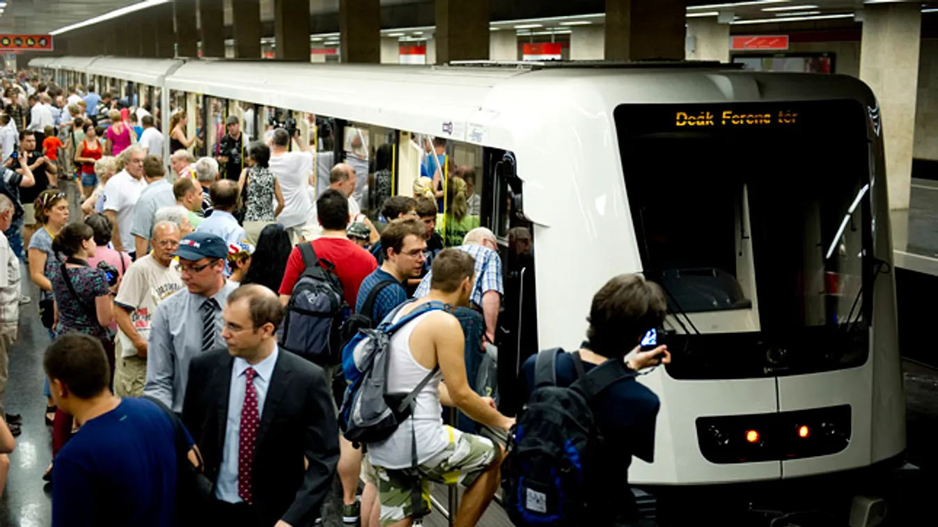 Alstom Metropolis metrószerelvény átadás