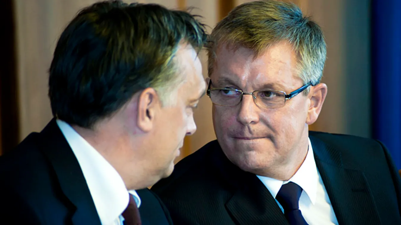 Orbán Viktor miniszterelnök, Matolcsy György nemzetgazdasági miniszter, költségvetés