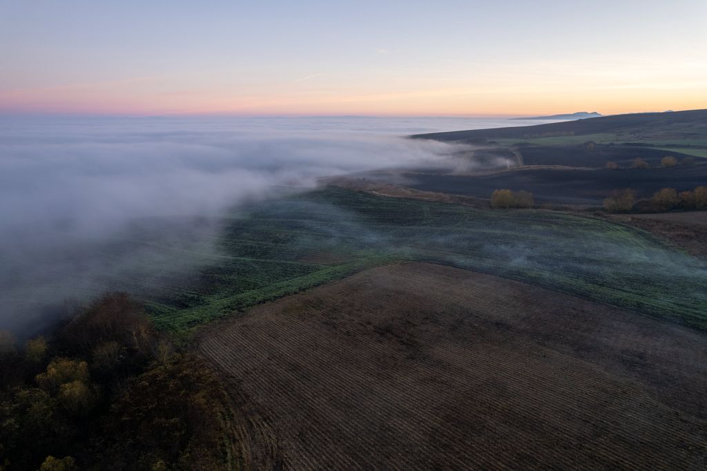 Köd az Erdélyi Kolozs megyében 