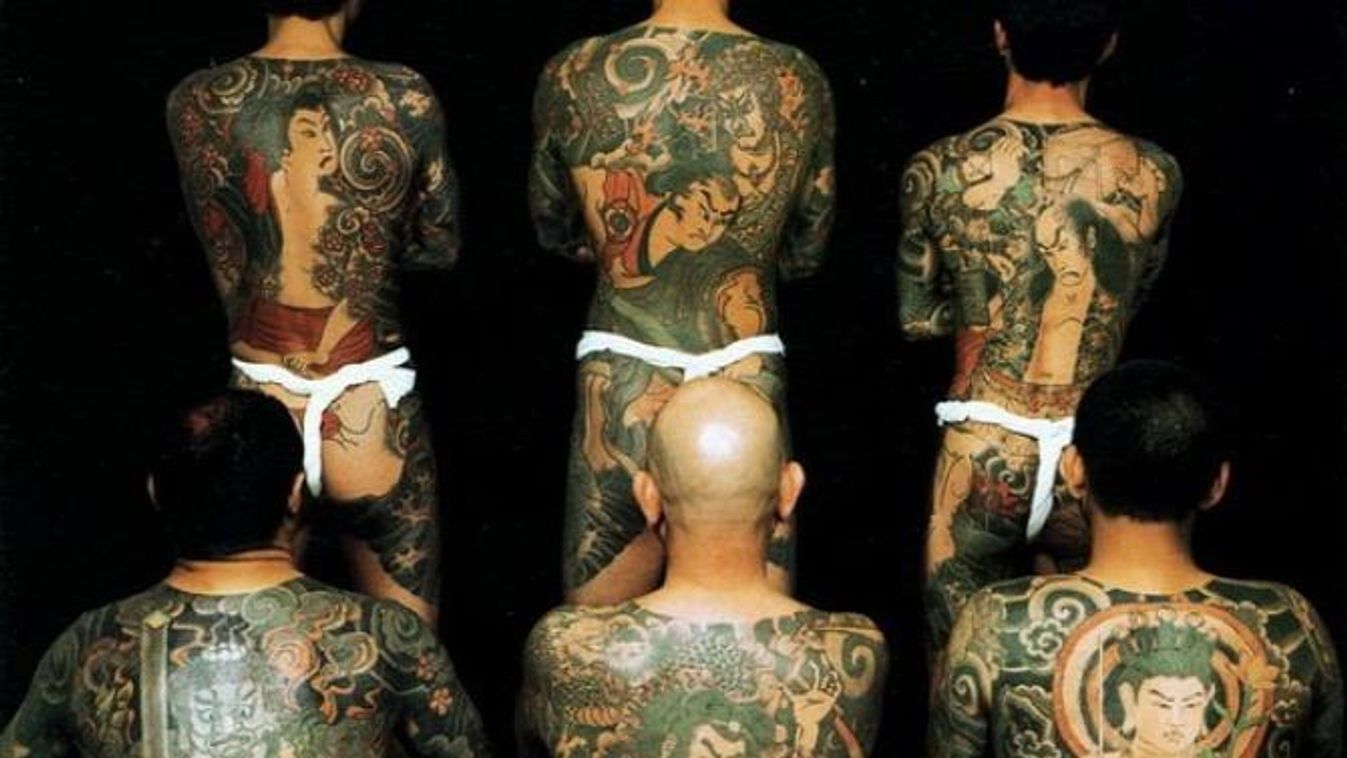 tetovált japánok, jakuza 