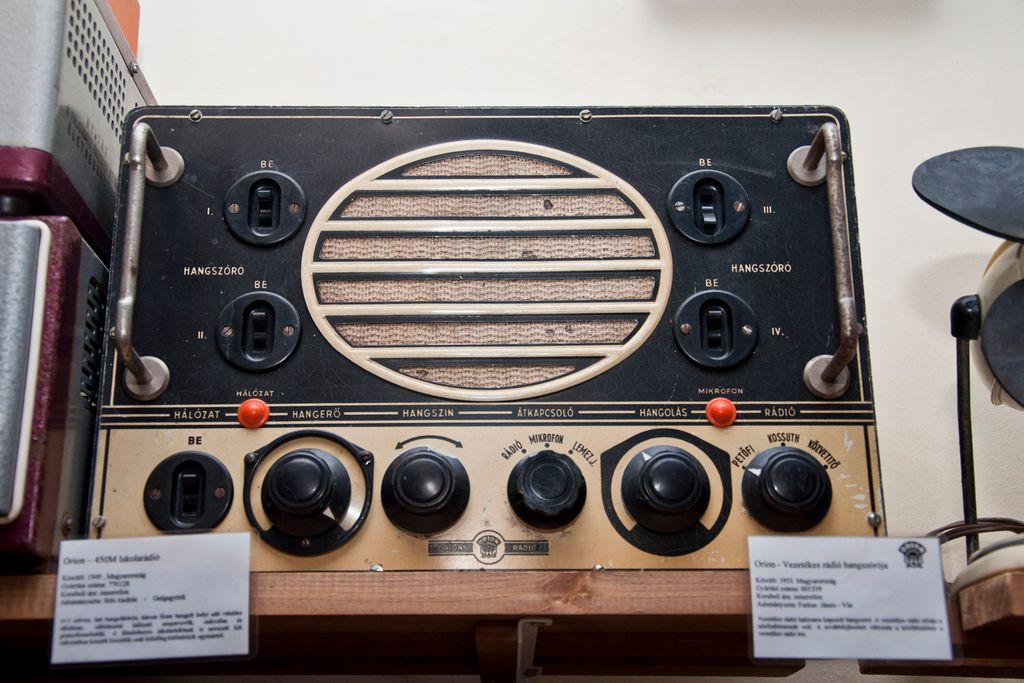 rádió öreg rádiómúzeum 