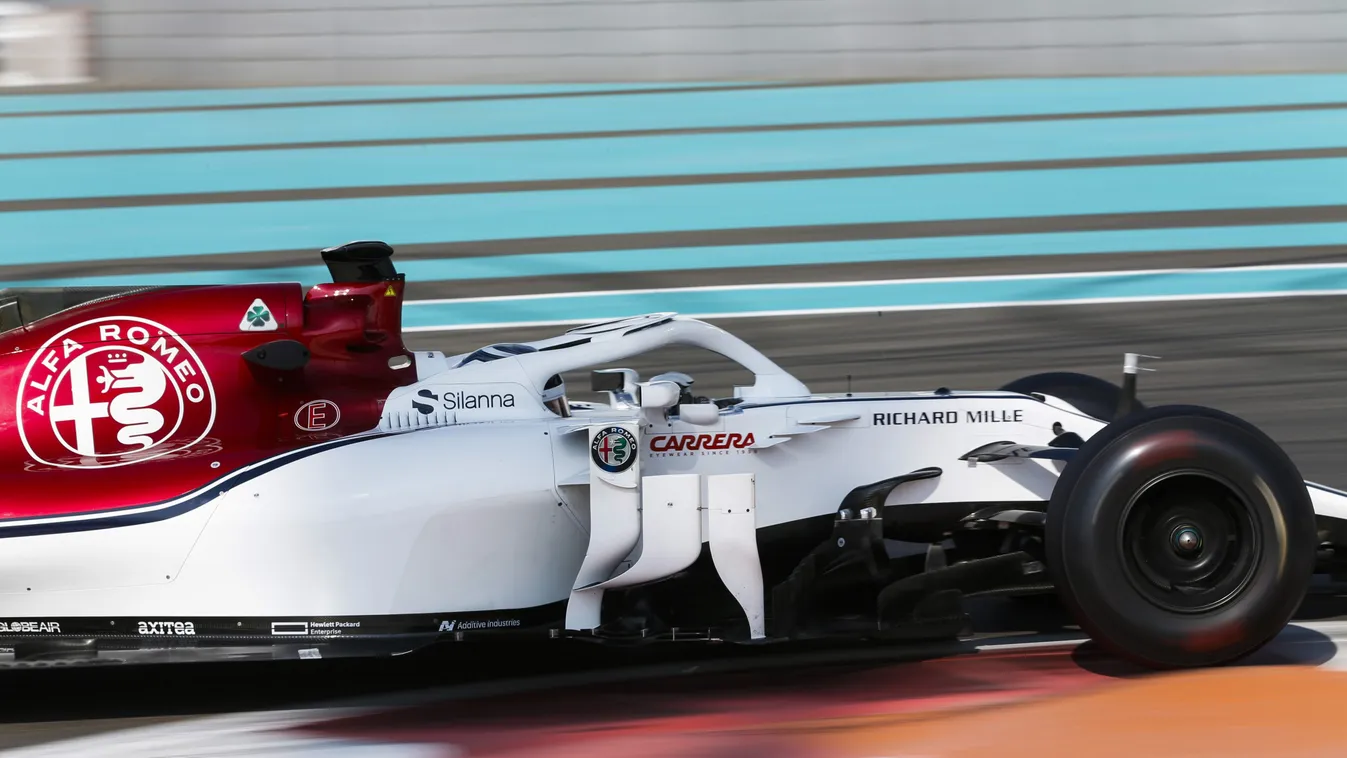 Forma-1, Kimi Räikkönen, Alfa Romeo Sauber, Abu-dzabi teszt 