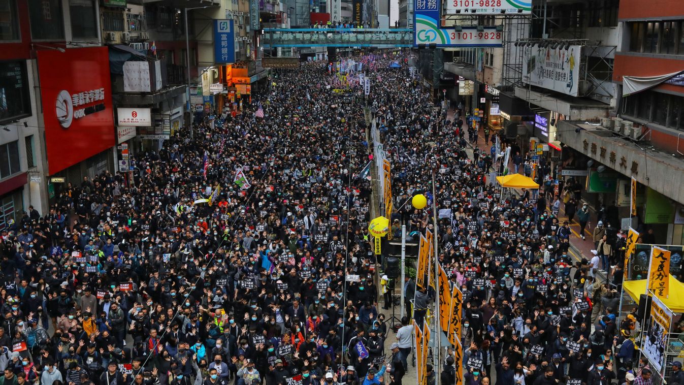Hongkong, tüntetés 