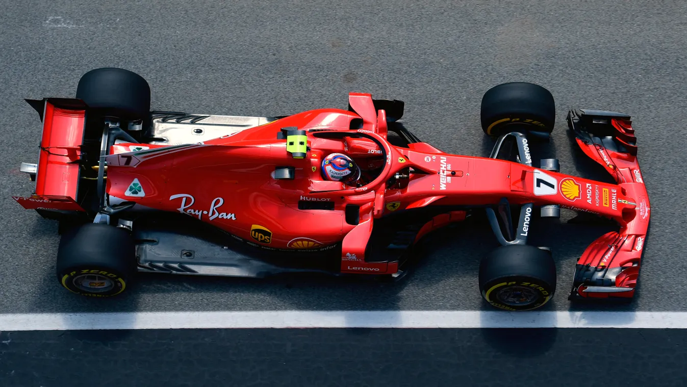 A Forma-1-es Spanyol Nagydíj pénteki napja, Kimi Räikkönen, Scuderia Ferrari 