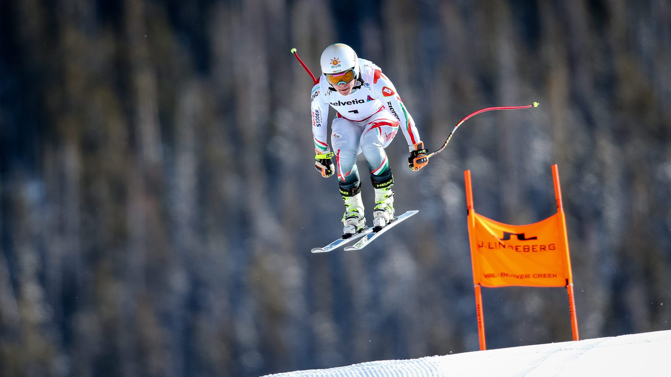 Miklós Edit Beaver Creek, 2015. február 3.
Miklós Edit edz a lesiklásra az alpesi síelők világbajnokságán a Colorado állambeli Beaver Creekben 2015. február 2-án. (MTI/EPA/EXPA/Johann Groder) 