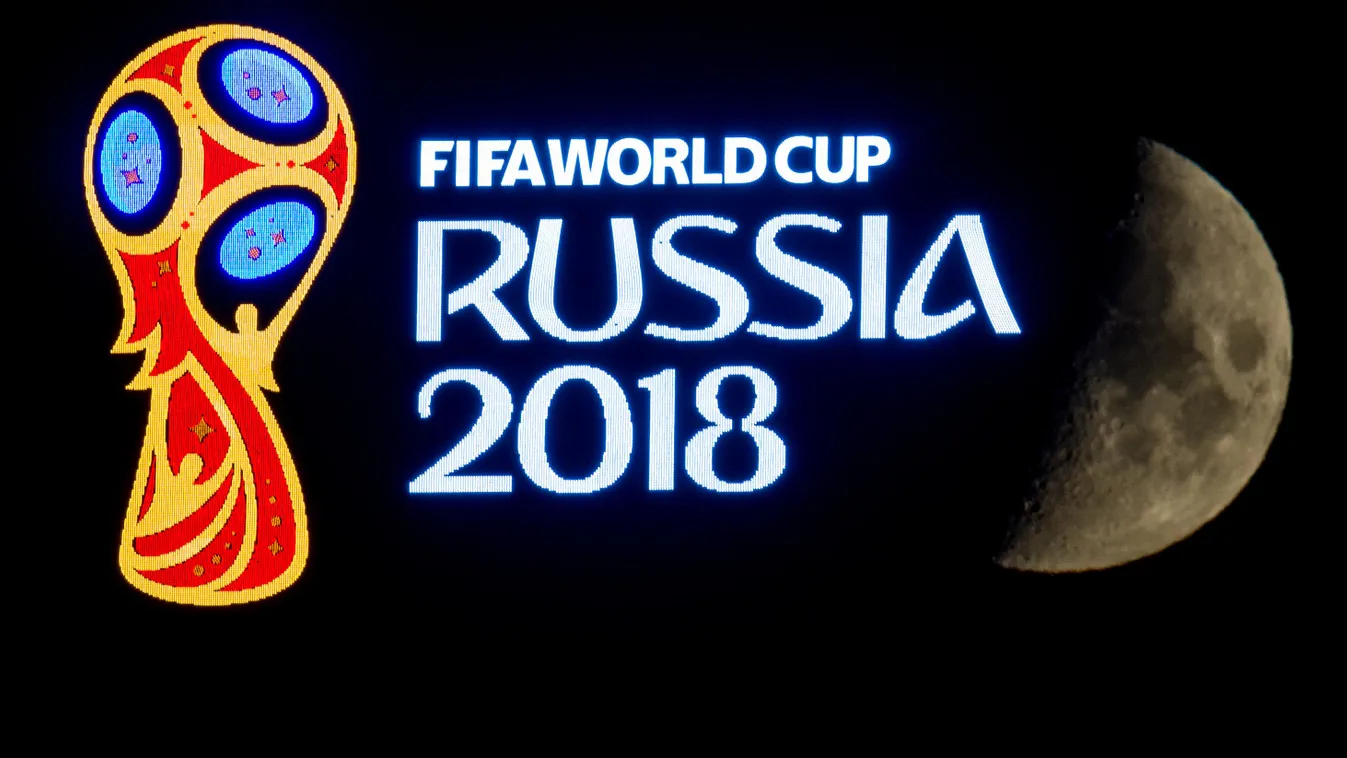 2018 FIFA World Cup logo football sport game moon view logo landscape HORIZONTAL FIFA 