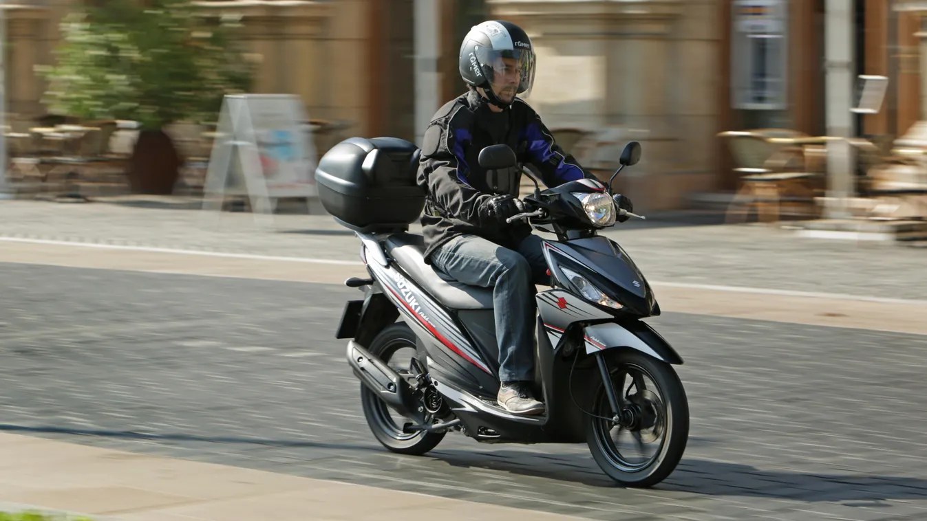 Suzuki Address motorteszt Kismartoni Andrisnak 2016 szeptember 7-én 