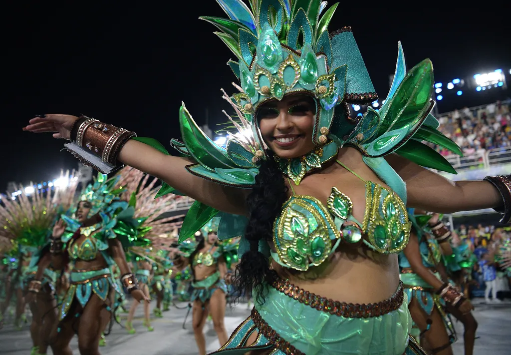 riói karnevál, Rio de Janeiro, Brazília, 2022 