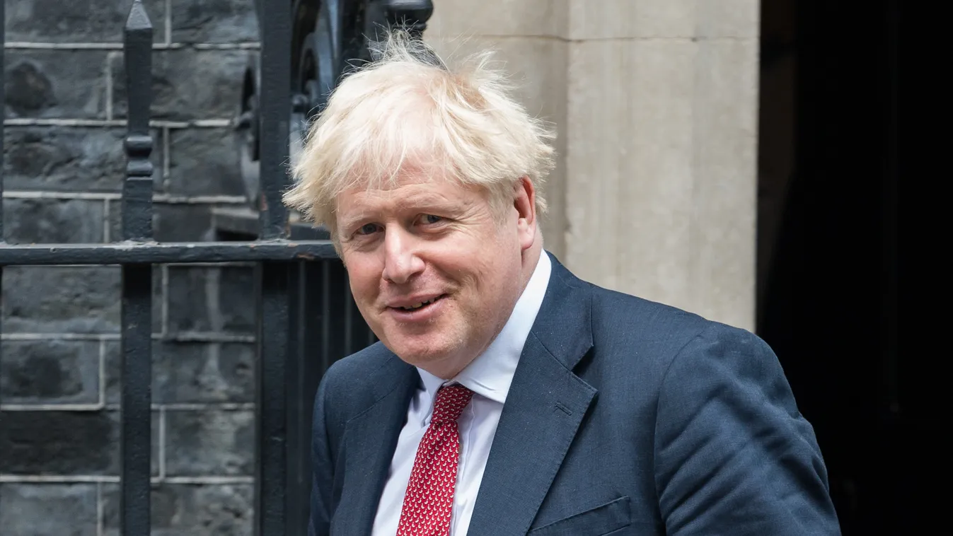 Boris Johnson Leaves Downing Street For PMQs 10 Downing Street Boris Johnson DOWNING STREET England EUROPE First Lord of the Treasury Great Britain London MP MINISTER FOR THE CIVIL SERVICE PM PMQ PMQS PRIME MINISTER Prime Ministers Questions UK United Kin