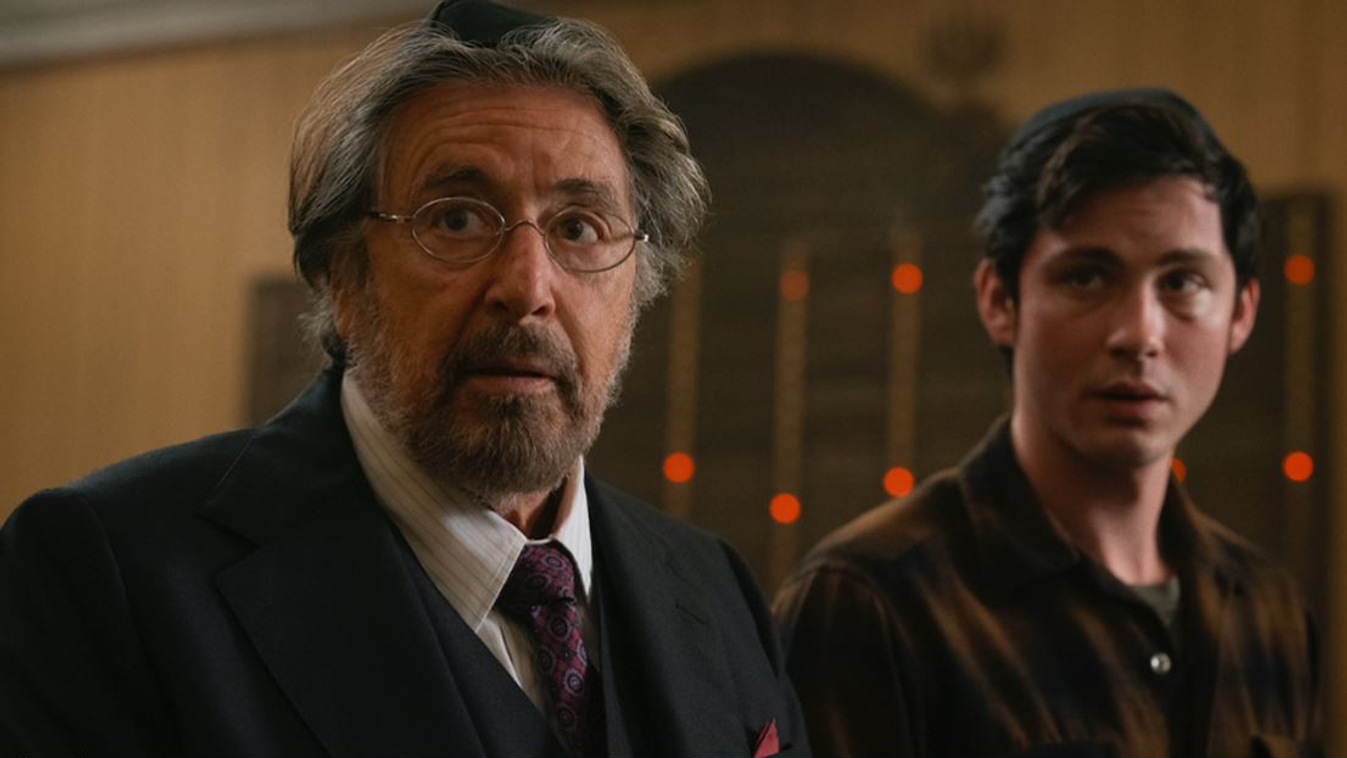 Al Pacino és Logan Lerman a Hunters című sorozatban 