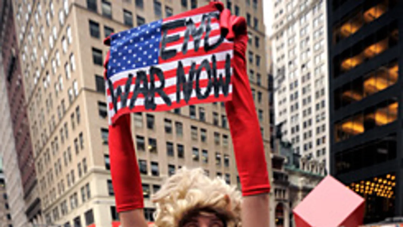 Occupy Wall Steet, tüntetők New York pénzügyi központjában