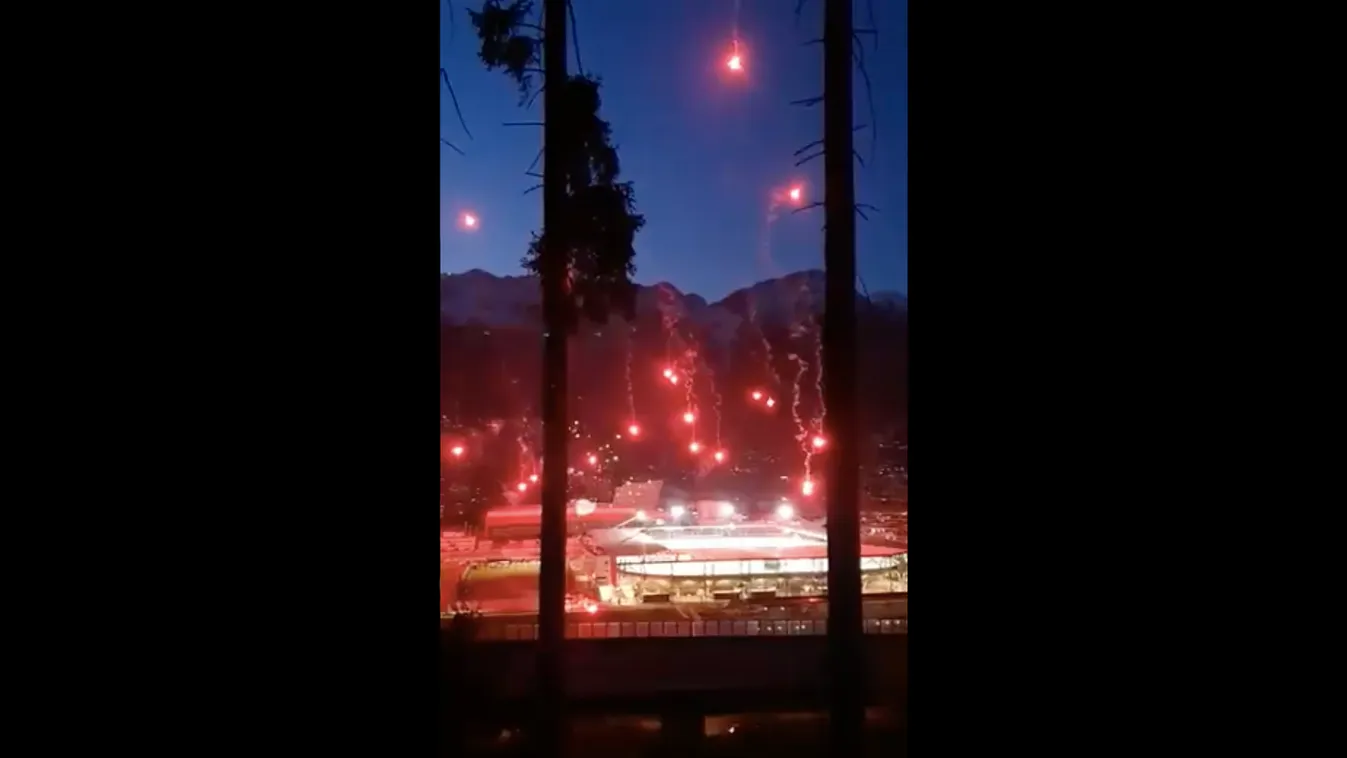 Innsbruck, stadiontűz 