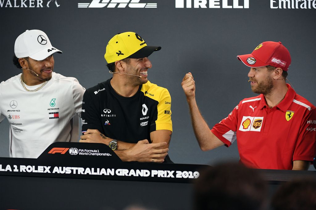 Forma-1, Lewis Hamilton, Daniel Ricciardo, Sebastian Vettel, Ausztrál Nagydíj 