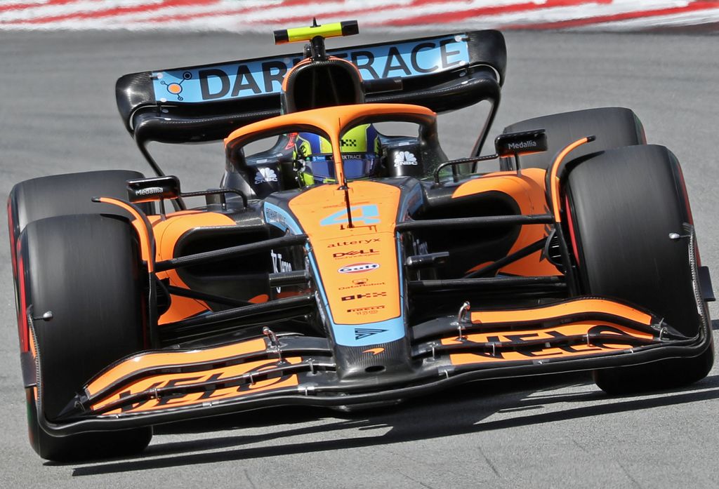 Forma-1, Lando Norris, McLaren, Spanyol Nagydíj 2022, péntek 