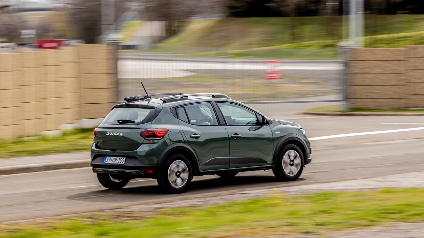 Dacia Sandero, hungaroring, magyarország, tesztautó, próba vezetés, 2023. 04. 04. 