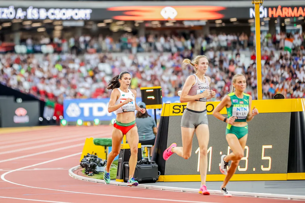 Atlétikai vb, Atlétikai Világbajnokság, World Athletics, Szabadtéri atlétikai világbajnokság, Budapest, 2023. 08. 23., női, 5000 m, előfutamok, Wagner-Gyürkés Viktória 