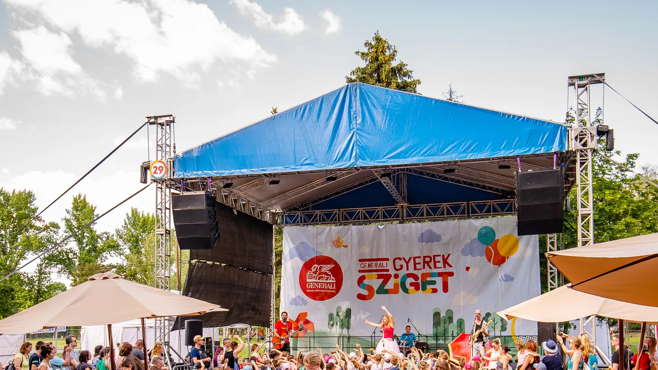 koncert, gyerek sziget 