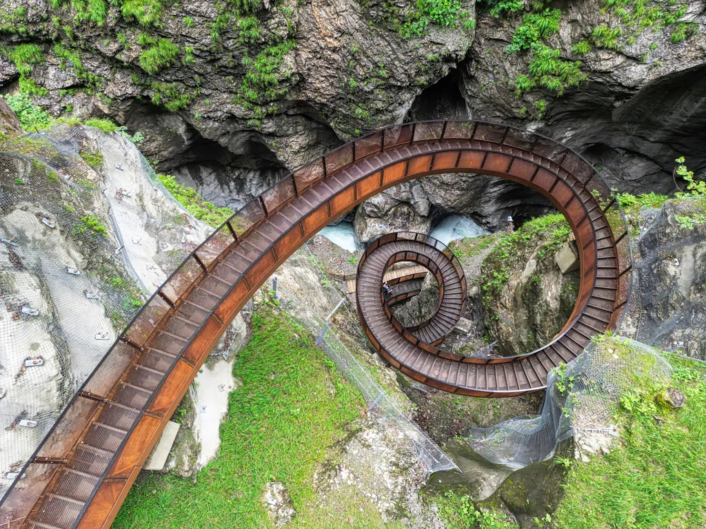 Liechtenstein, Canyon, Kanyon, szurdok, Liechtensteinklamm, természet, alpok, Ausztria 