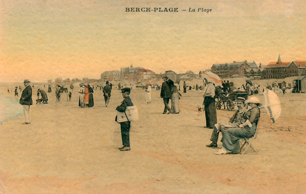 Aeroplage a Berck 20 20e 20eme XX XXe XXeme siecle pas de calais plage char a voile char a voiles Franciaország strand 