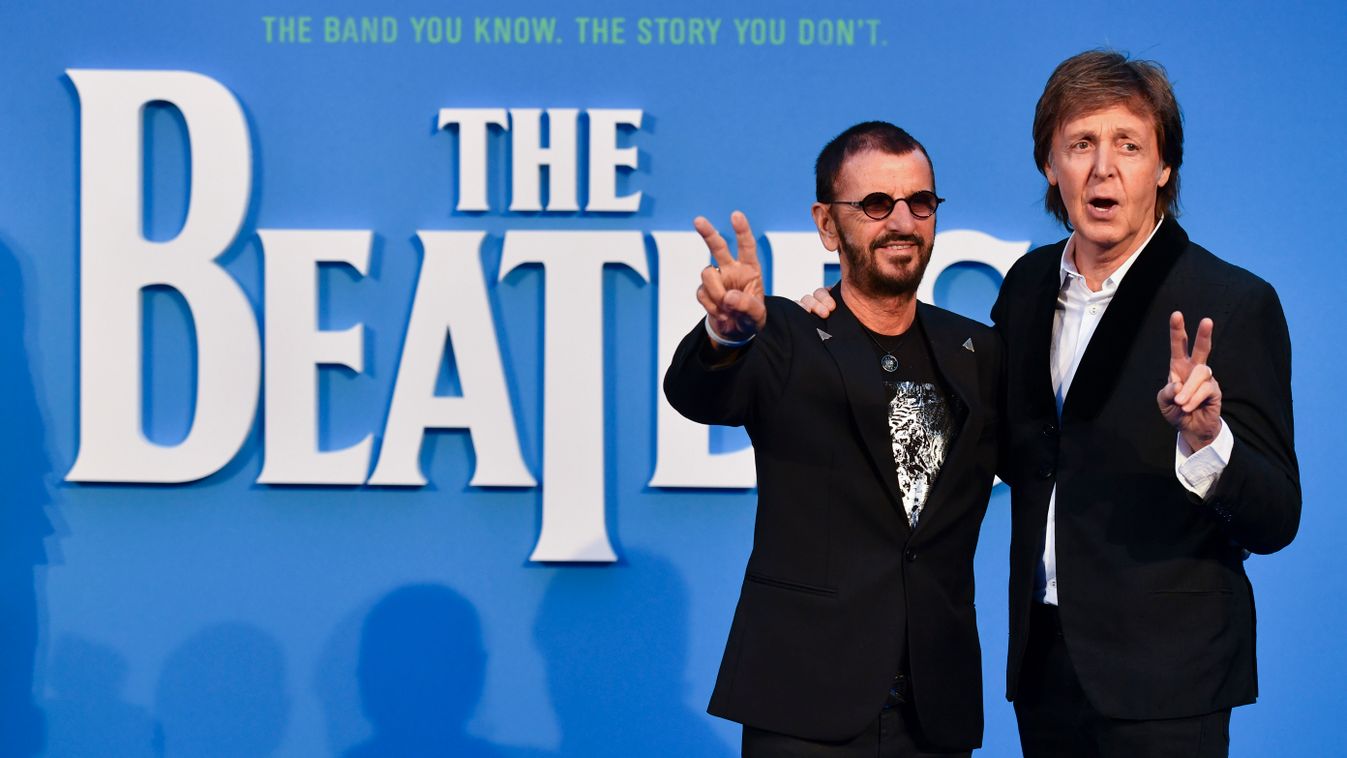 Paul McCartney Ringo Starr  the beatles zenész 