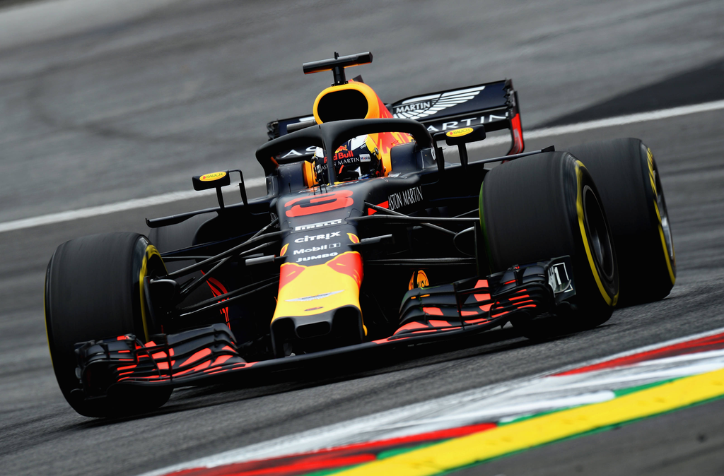 A Forma-1-es Osztrák Nagydíj pénteki napja, Daniel Ricciardo, Red Bull Racing 
