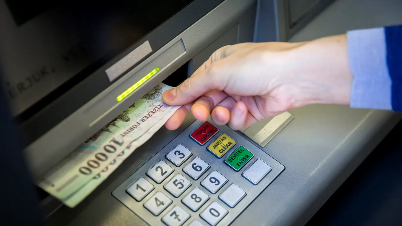 bankautomata bankfiók bankjegy EGYÉB TÁRGY HASZNÁLATI TÁRGY kéz pénz TÁRGY TESTRÉSZ 