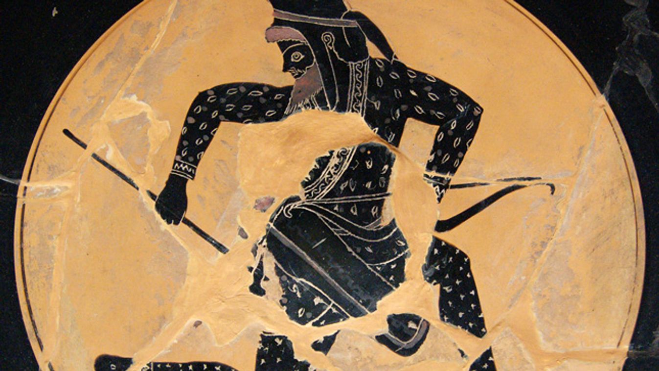 Szkíta harcos görög vázán