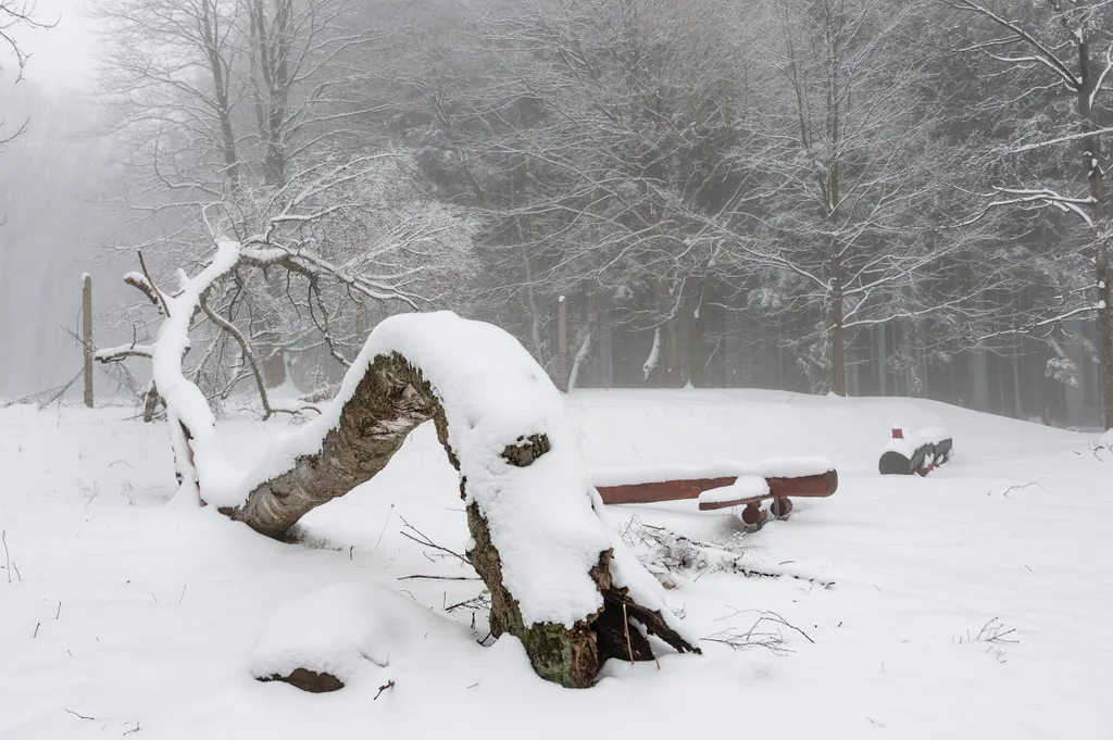 Gyönyörű képeken a behavazott Mátra, hó, havazás, időjárás, galéria, 2023 