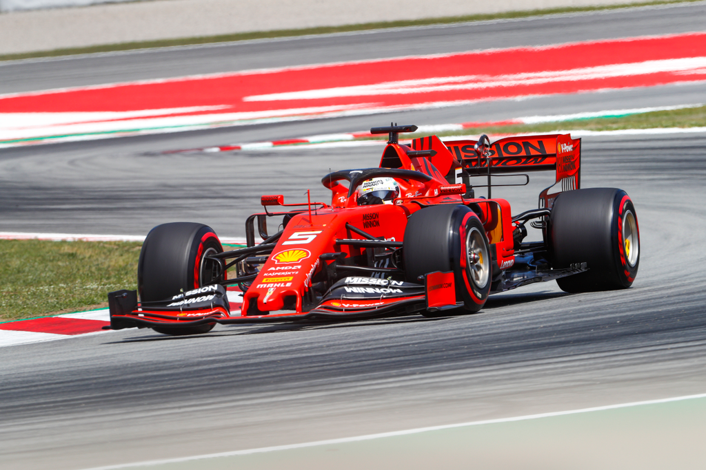 Forma-1, Spanyol Nagydíj, szombat, Sebastian Vettel, Scuderia Ferrari 