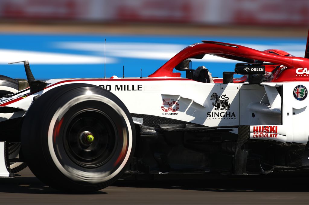 Forma-1, Kimi Räikkönen, Alfa Romeo, Brit Nagydíj 2020, péntek 