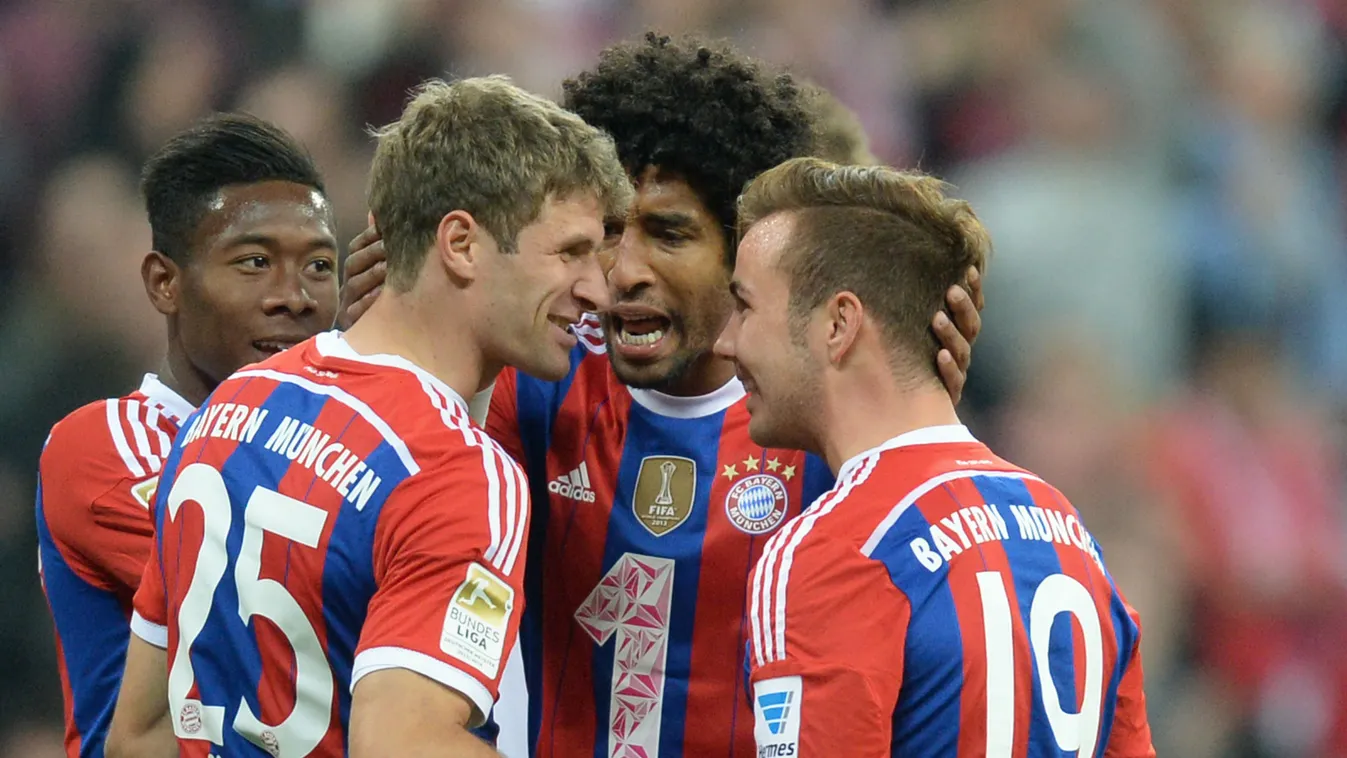 David Alaba, Thomas Müller, Dante, Mario Götze, Bayern München 