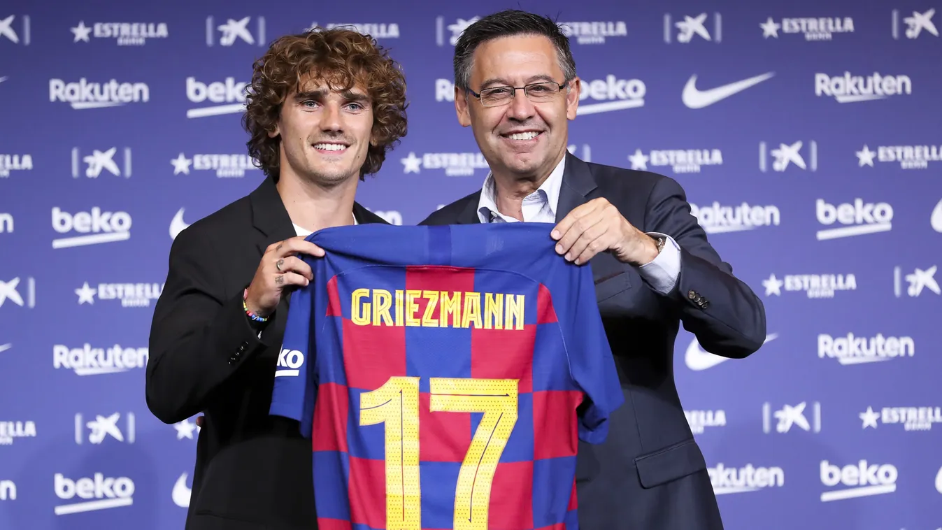 Barcelona sign French star Griezmann Barcelona Spain Antoine Griezmann presentation ceremony 2019 