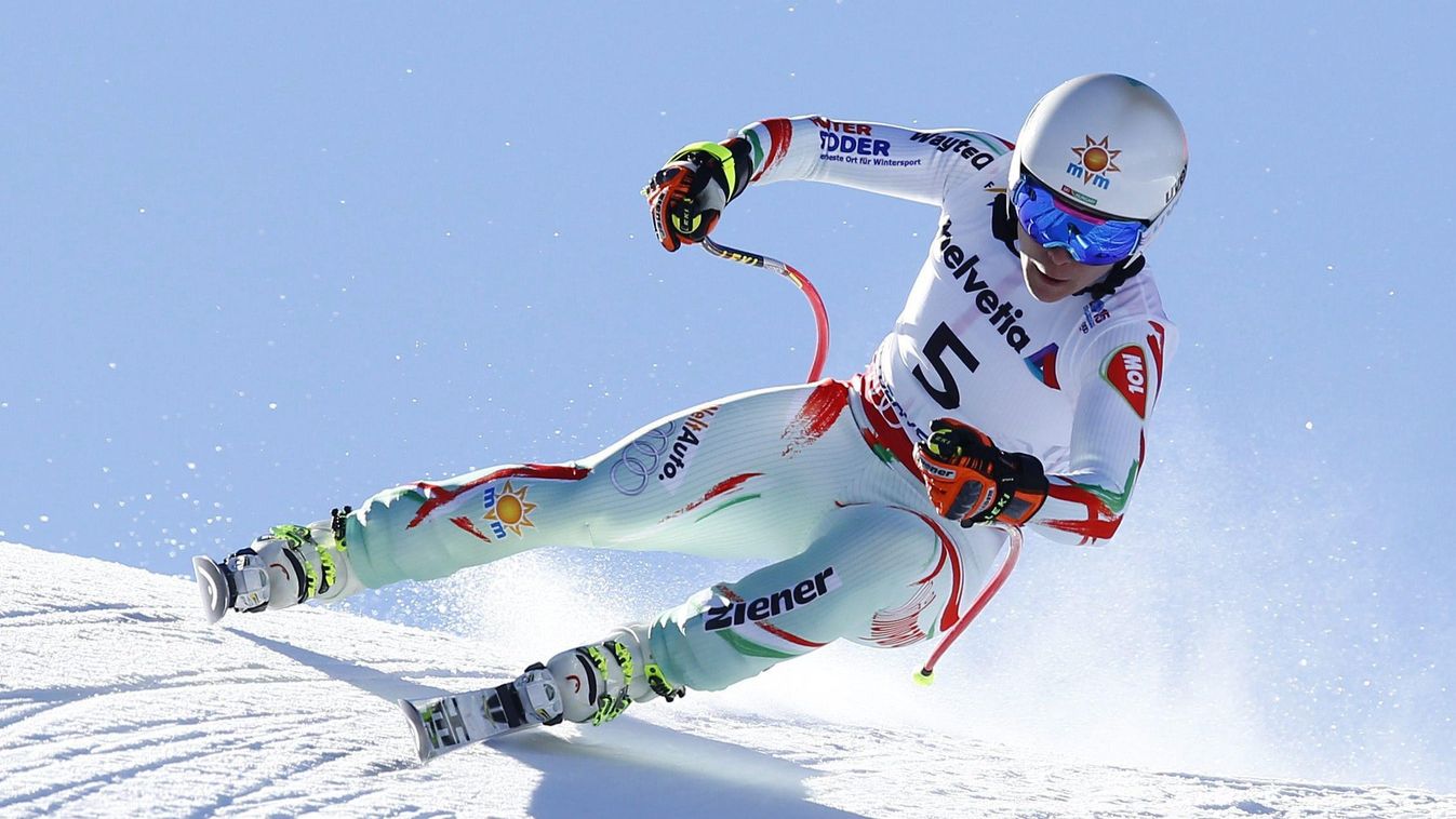 Miklós Edit Beaver Creek, 2015. február 6.
Miklós Edit az alpesi síelők világbajnokságának női lesiklásában a Colorado állambeli Beaver Creekben 2015. február 6-án. (MTI/AP/Alessandro Trovati) 