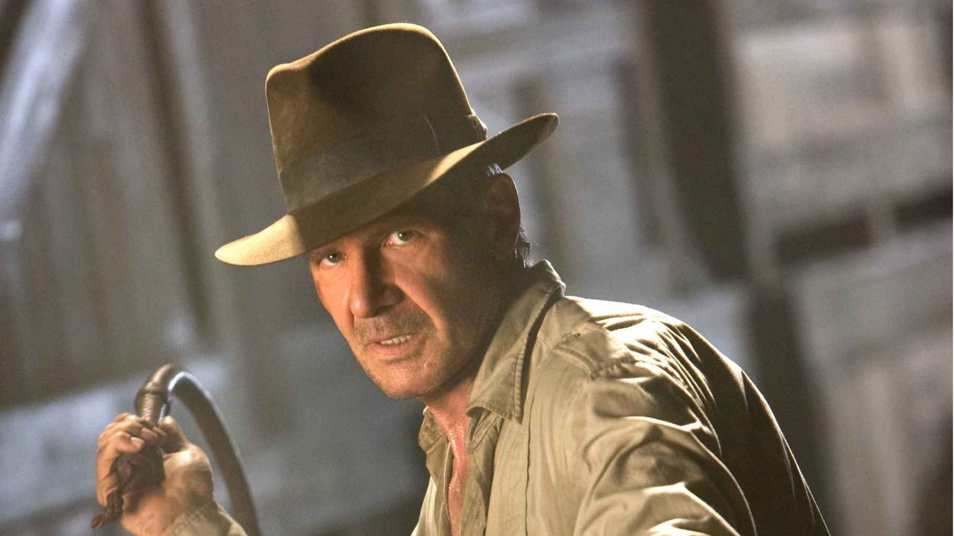 Harrison Ford az Indiana Jones és a kristálykoponya királysága című filmben 