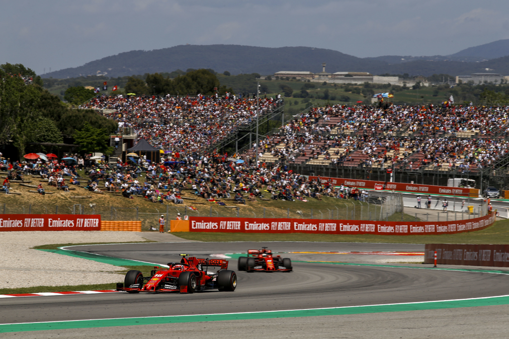 Forma-1, Spanyol Nagydíj, Charles Leclerc, Sebastian Vettel, Scuderia Ferrari 