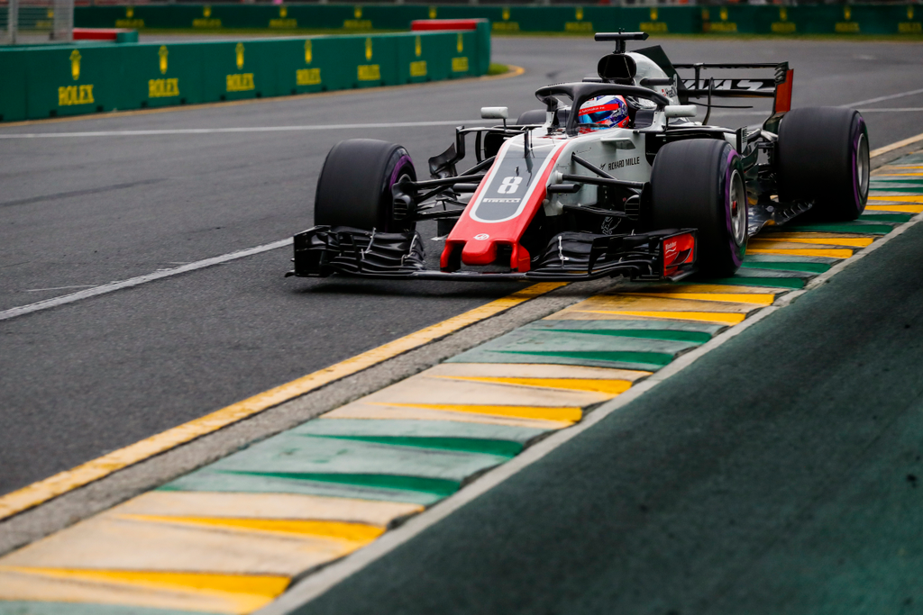A Forma-1-es Ausztrál Nagydíj szombati napja, Romain Grosjean, Haas F1 Team 