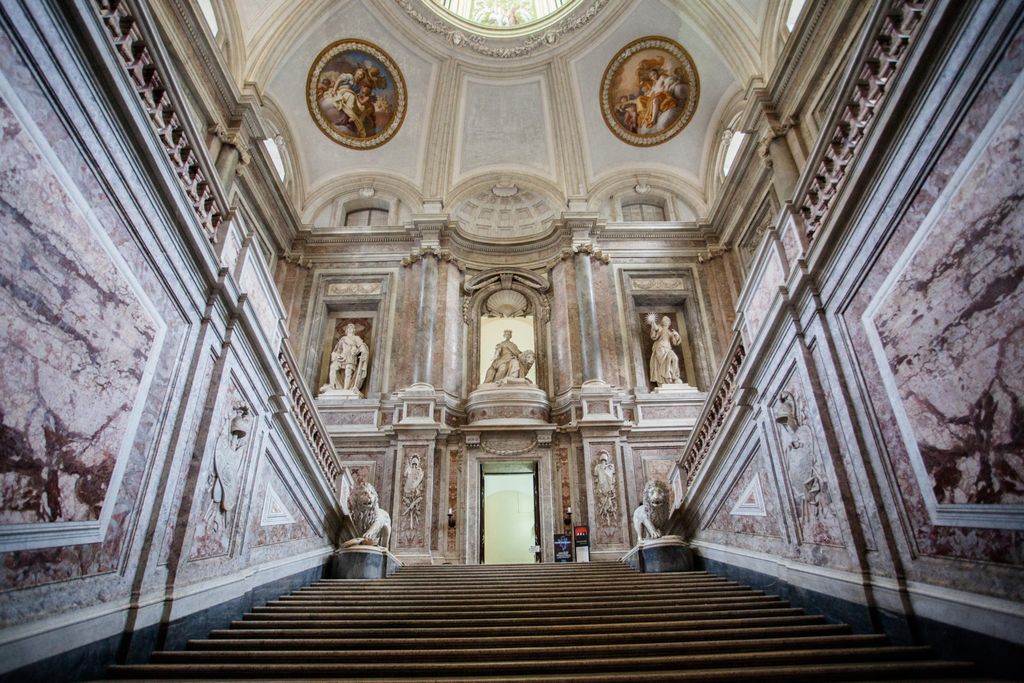 Casertai királyi palota, caserta, palota, olasz, olaszország 