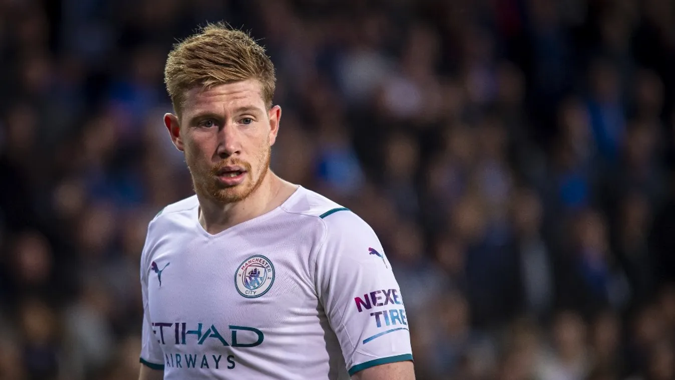 BELGIUM - KEVIN DE BRUYNE OF MANCHESTER CITYDURING THE MATCH OF TURN 3 OF THE GROUP A OF UEFA CHAMPIONS LEAGUE BETWEEN CLUB BRUGGE KV AND MANCHESTER CITY FC - OCT 2021 Belgique Belgium Club Brugge KV Brugge action ball balle head coach joueur single voetb