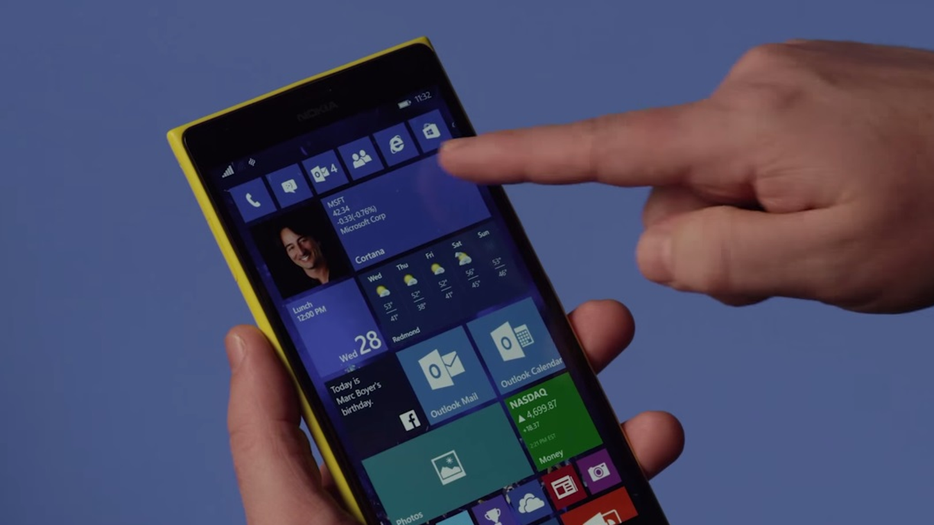 A Windows 10 új mobilos felülete 